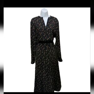 Emma James Blouse Maxi Skirt Set Outfit 10 Dark Floral Whimsigoth Dark Romantic